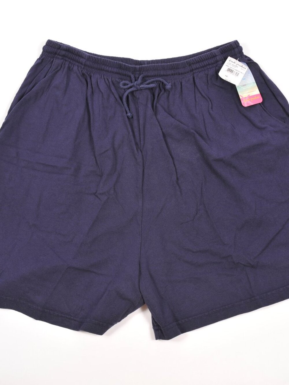 Fresh Produce Women’s 1X Jersey Shorts South Beach Blue Cotton NWT Drawstring